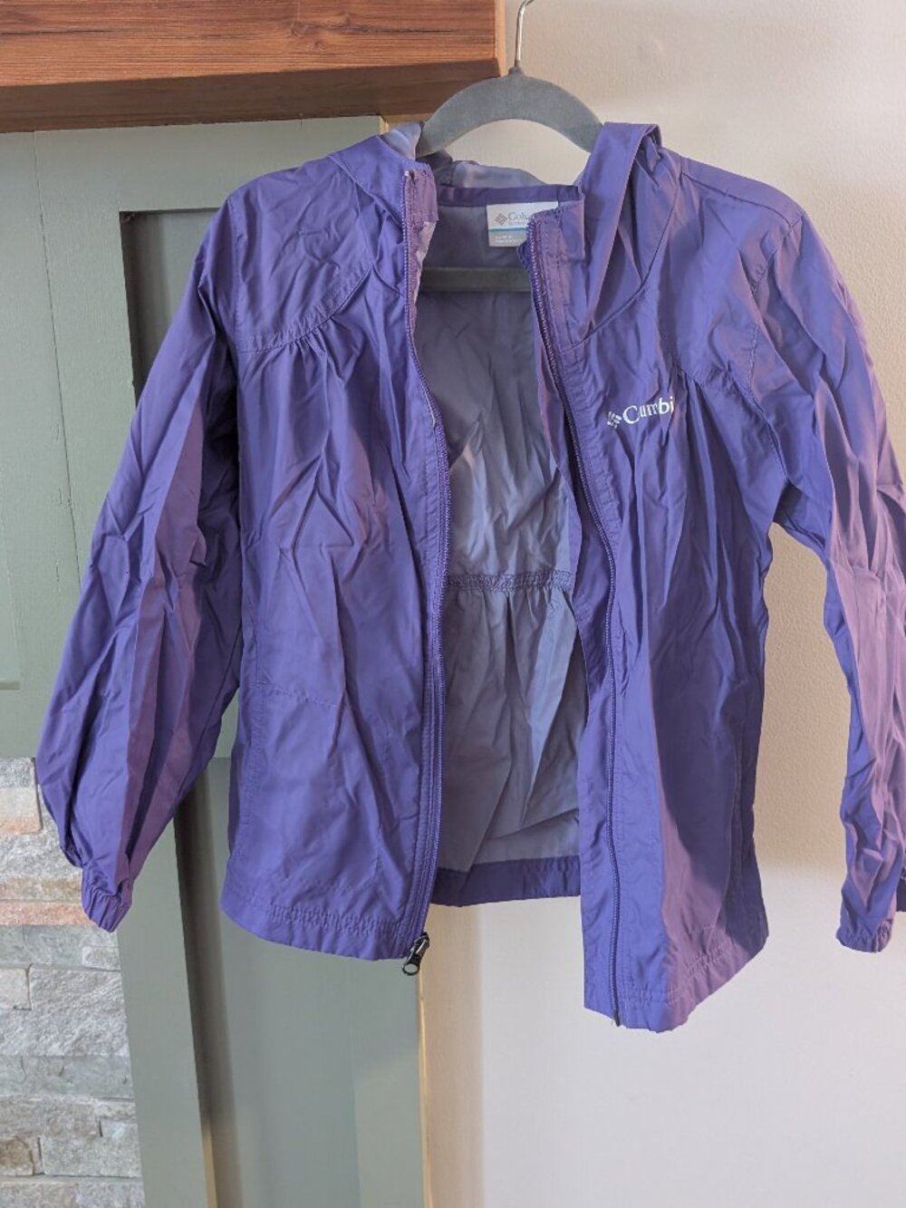 Columbia EUC Purple Rain Jacket - Size XS (6-6x)